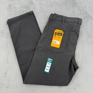 Carhartt Mens‎ Relaxed Fit Work Pants Gray 38x34 Cotton Blend BN2517 M Utility